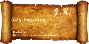 Góg Magdolna névjegykártya